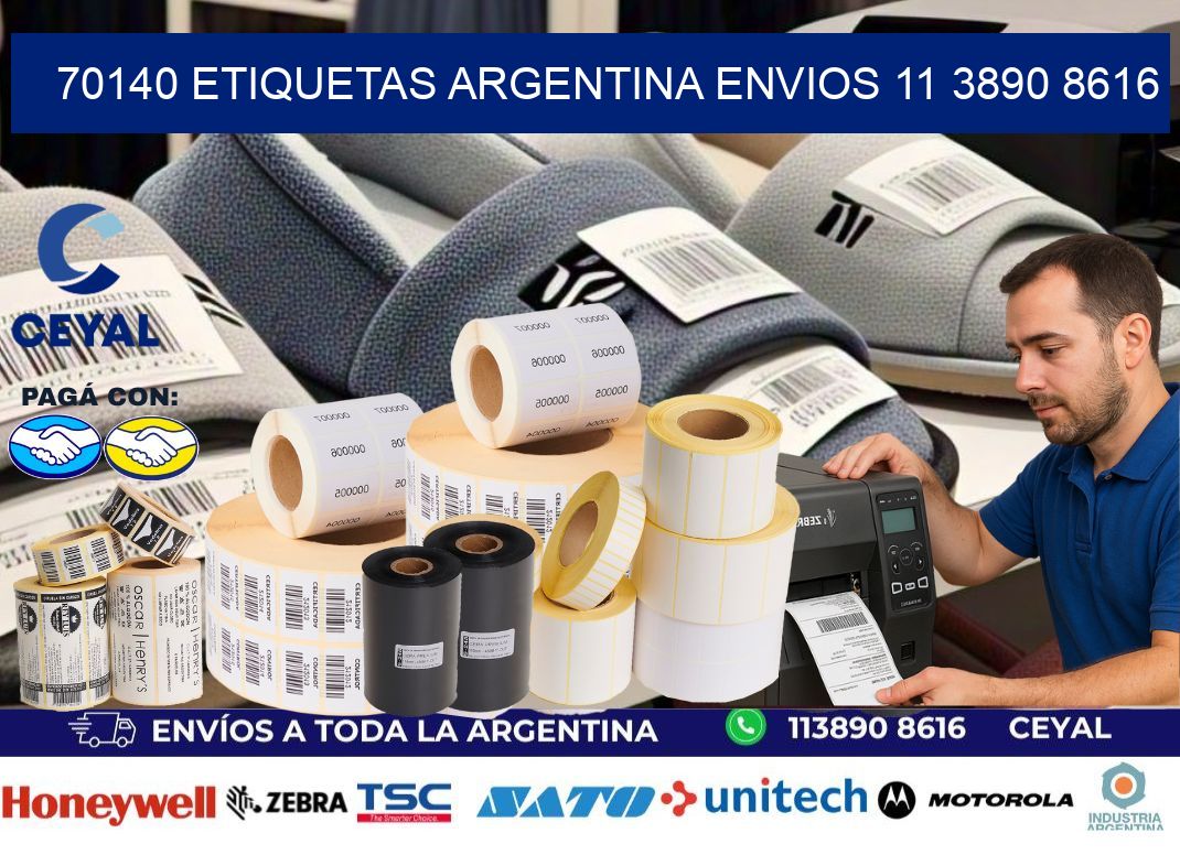 70140 ETIQUETAS ARGENTINA ENVIOS 11 3890 8616