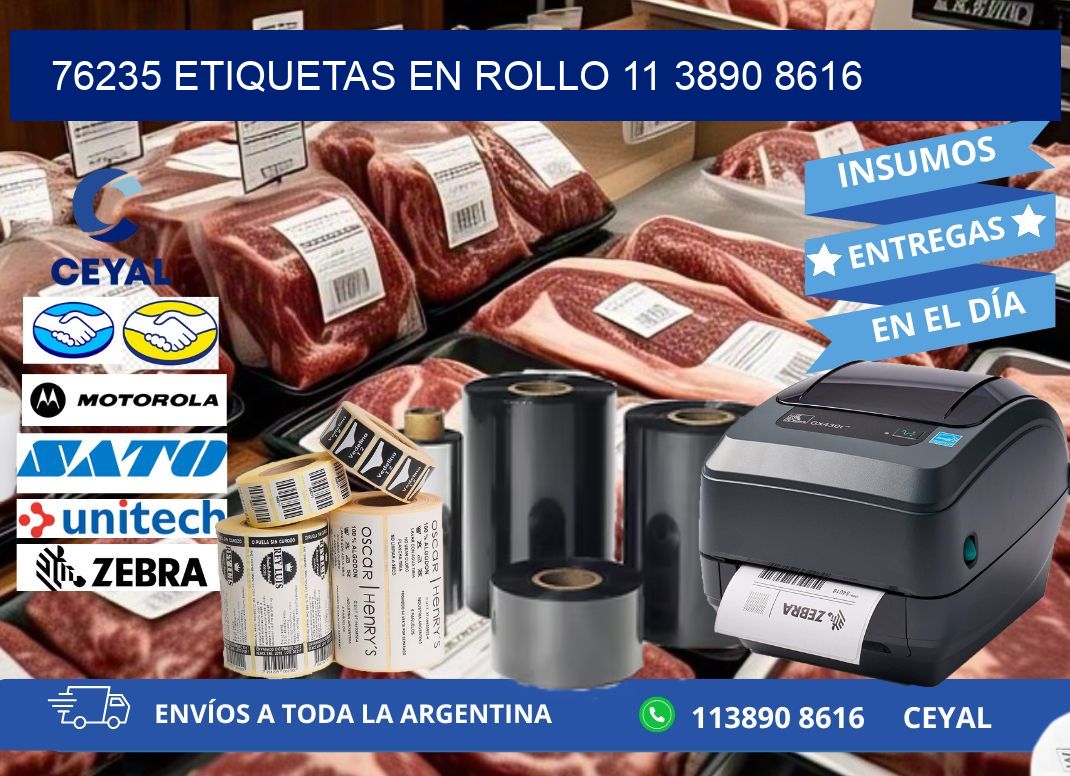 76235 ETIQUETAS EN ROLLO 11 3890 8616