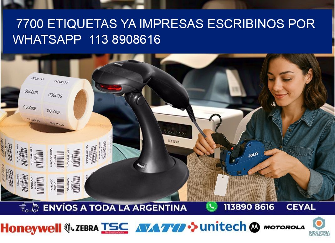 7700 ETIQUETAS YA IMPRESAS ESCRIBINOS POR WHATSAPP 113 8908616