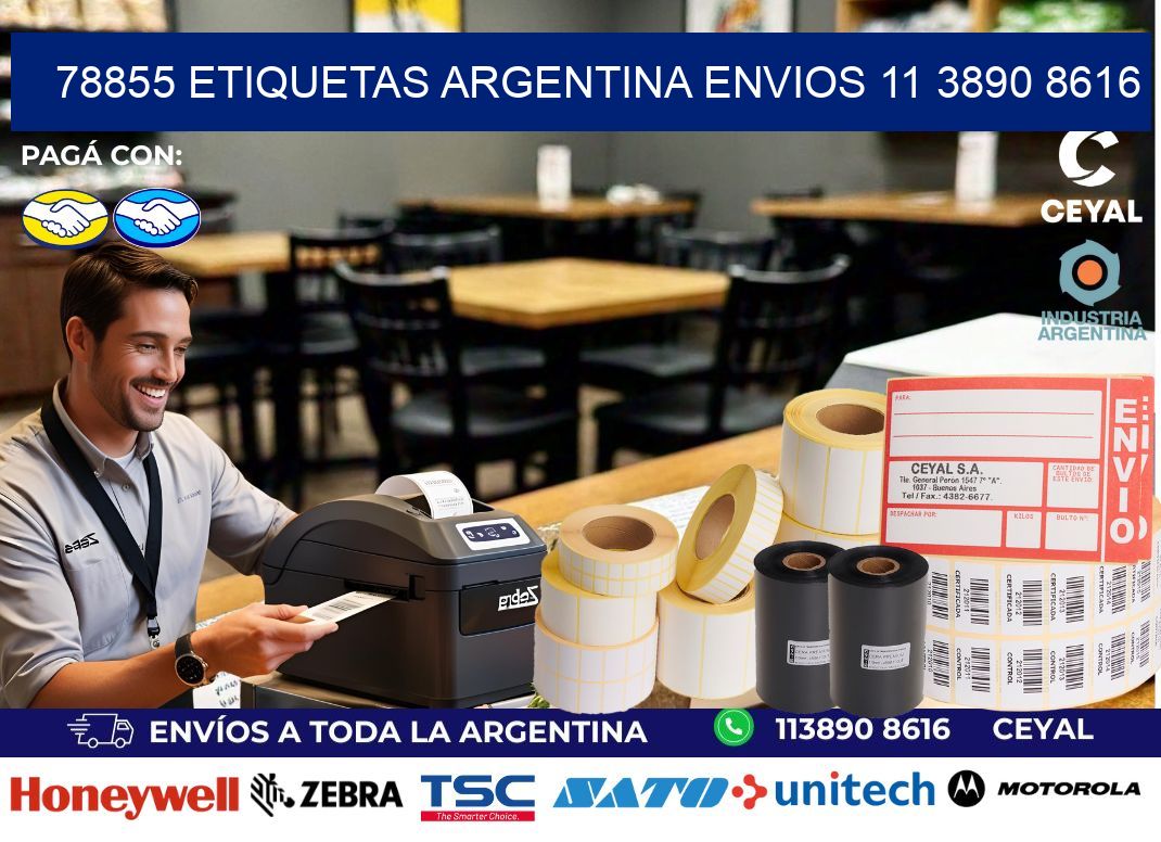 78855 ETIQUETAS ARGENTINA ENVIOS 11 3890 8616