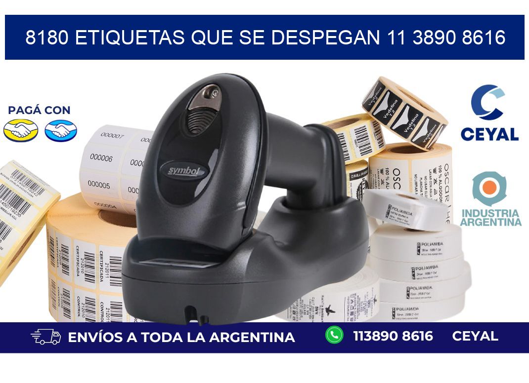 8180 ETIQUETAS QUE SE DESPEGAN 11 3890 8616