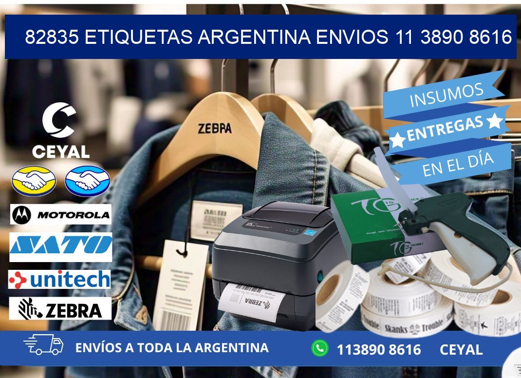 82835 ETIQUETAS ARGENTINA ENVIOS 11 3890 8616
