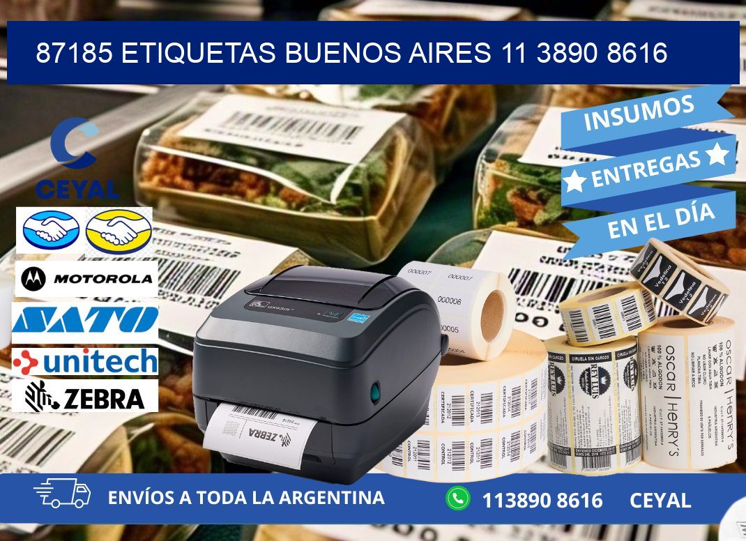 87185 ETIQUETAS BUENOS AIRES 11 3890 8616