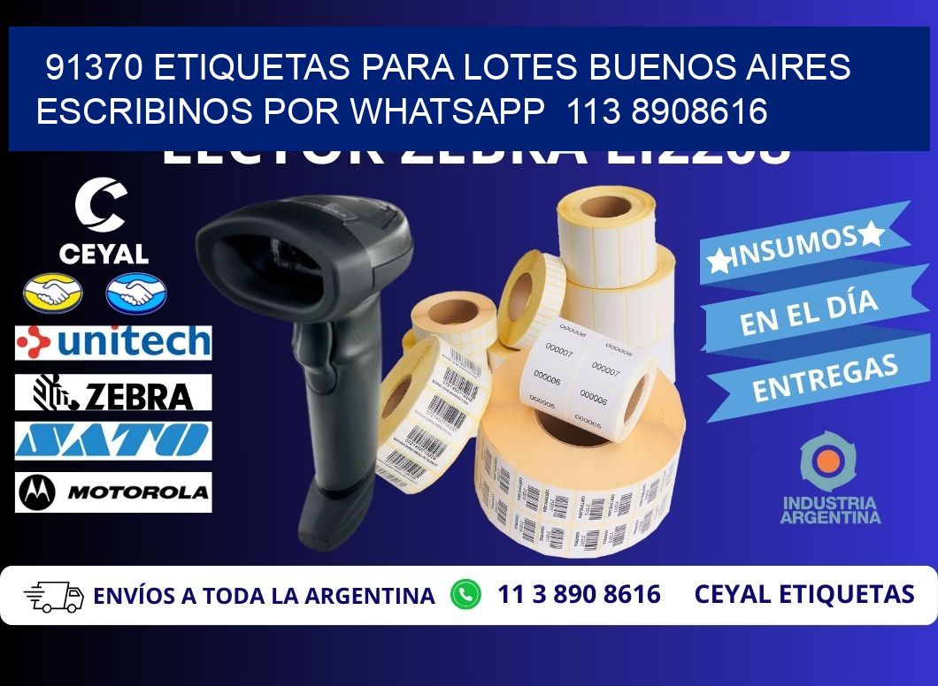 91370 ETIQUETAS PARA LOTES BUENOS AIRES ESCRIBINOS POR WHATSAPP 113 8908616