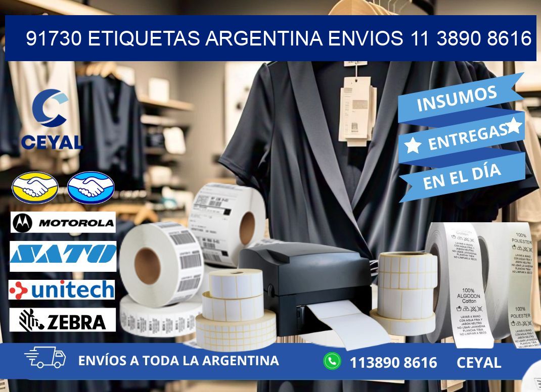 91730 ETIQUETAS ARGENTINA ENVIOS 11 3890 8616