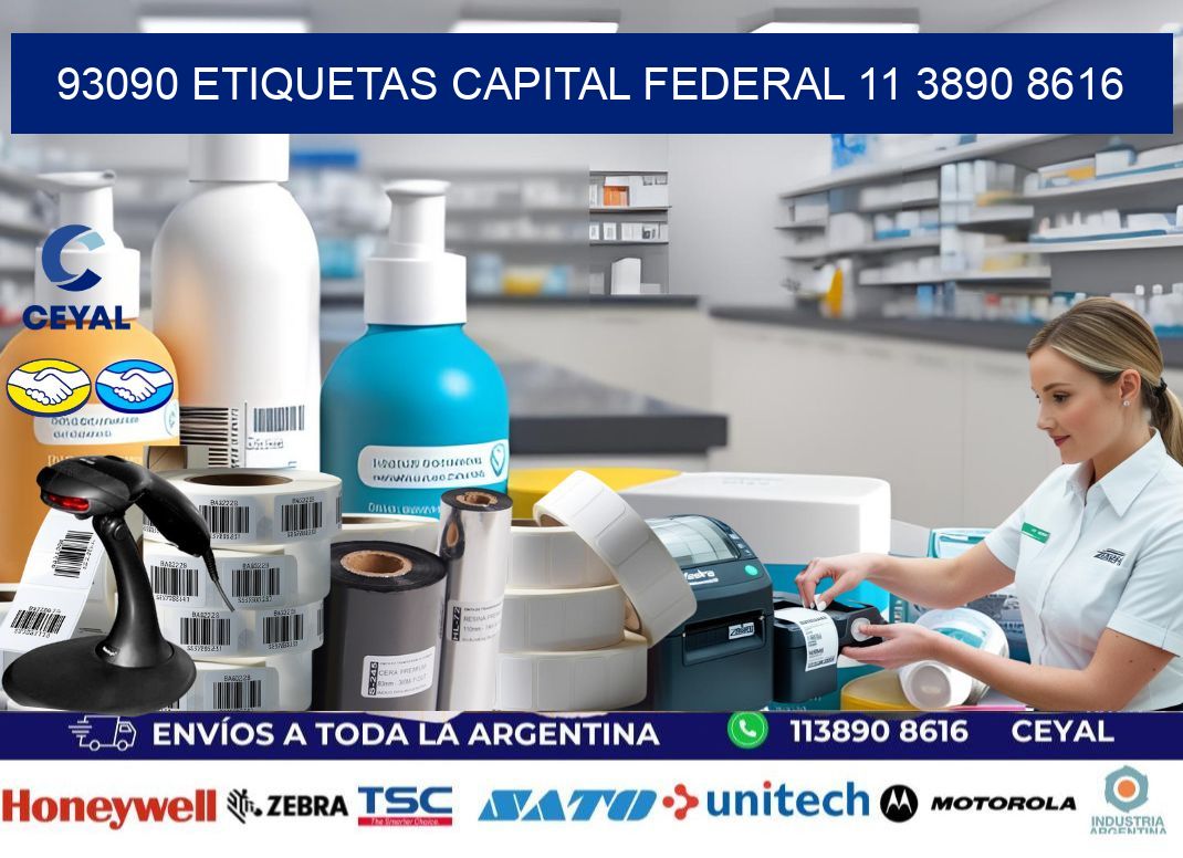 93090 ETIQUETAS CAPITAL FEDERAL 11 3890 8616