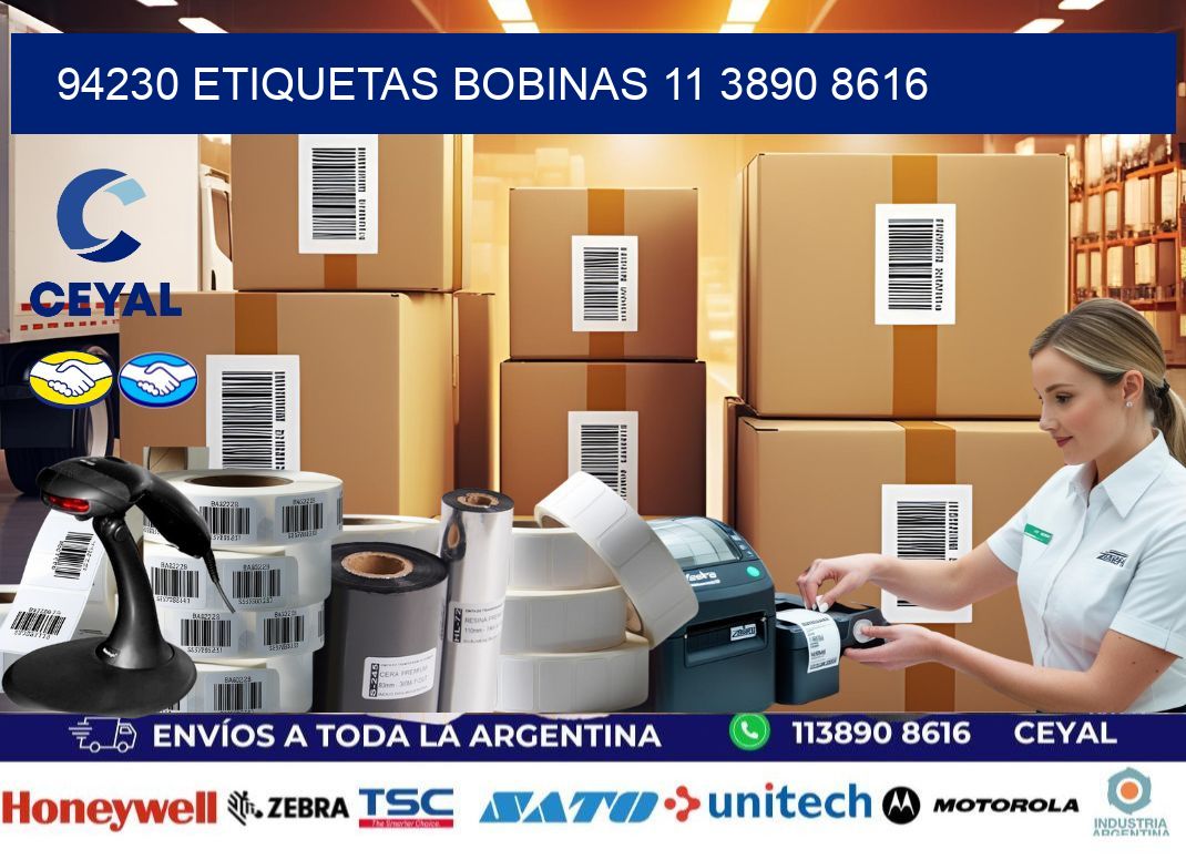 94230 ETIQUETAS BOBINAS 11 3890 8616