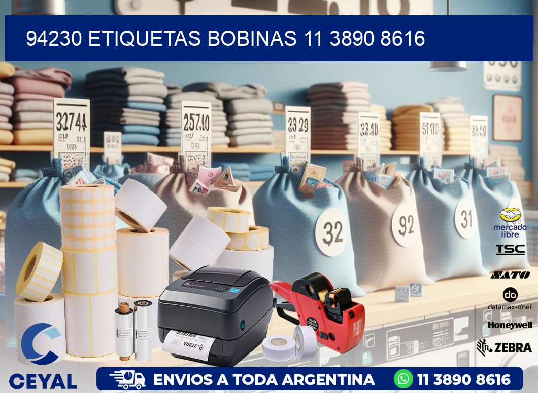 94230 ETIQUETAS BOBINAS 11 3890 8616