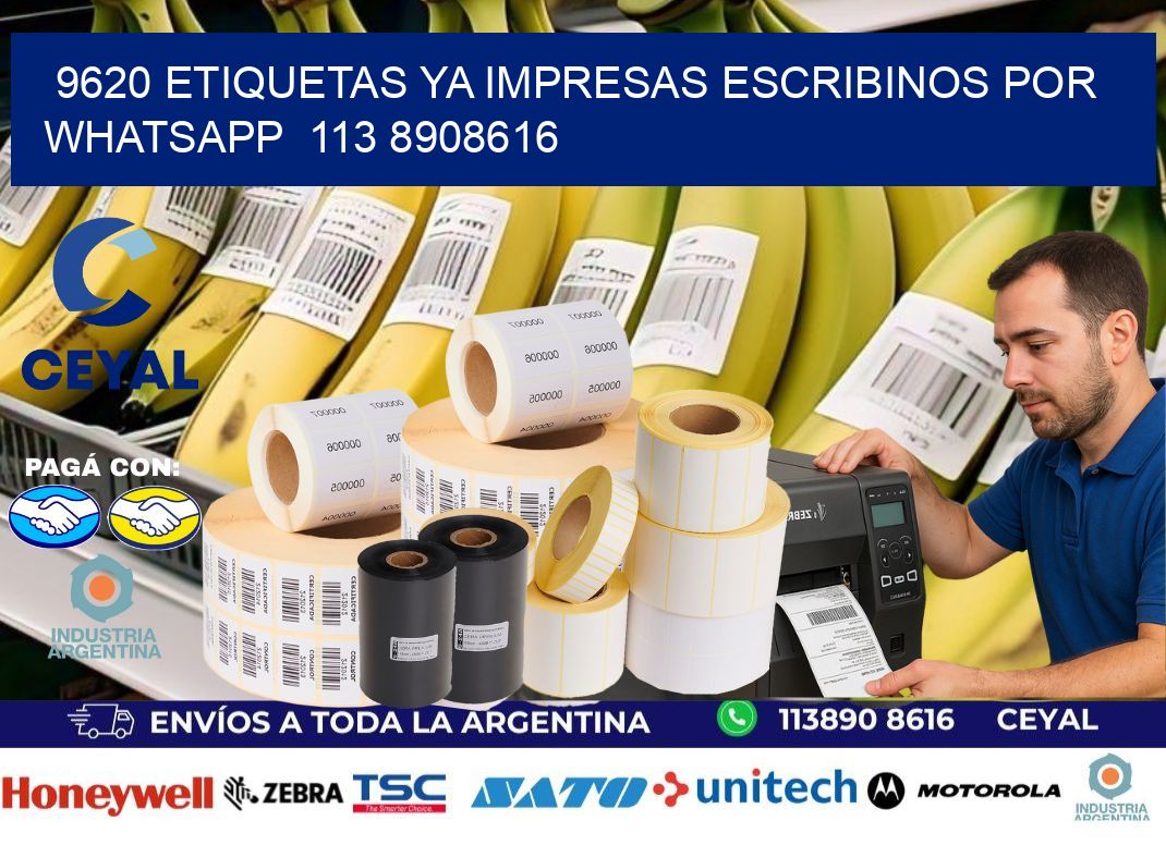 9620 ETIQUETAS YA IMPRESAS ESCRIBINOS POR WHATSAPP  113 8908616