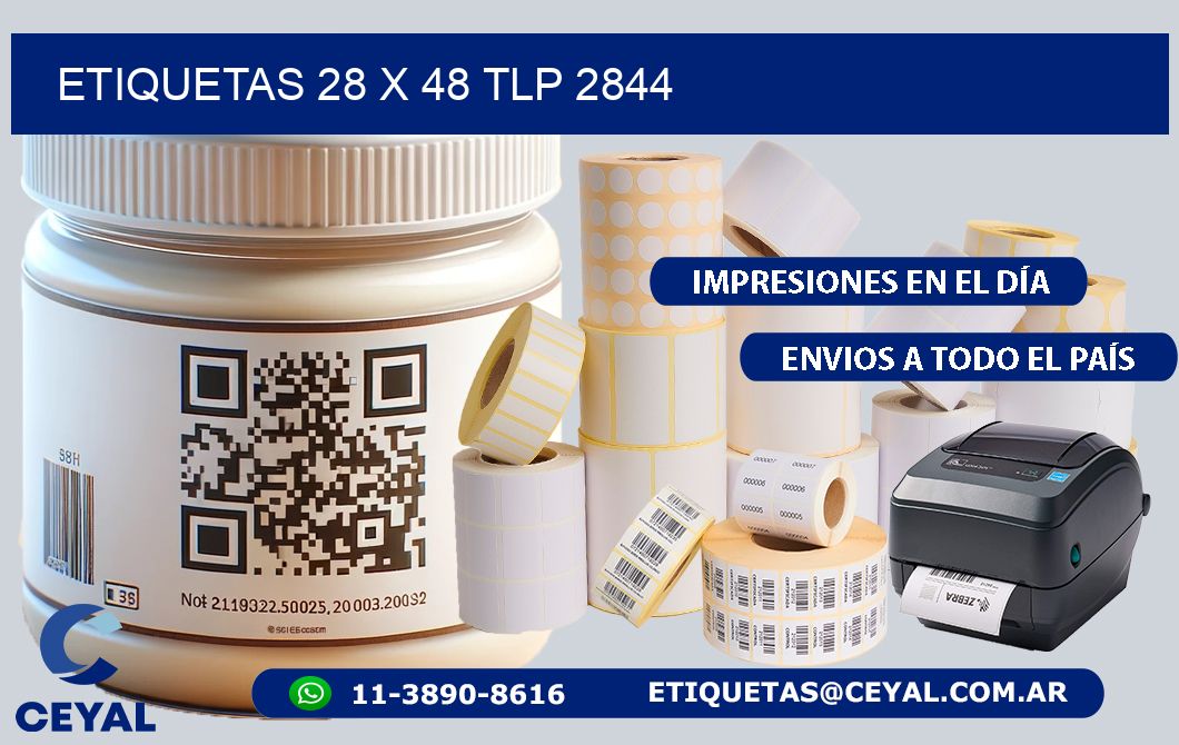 ETIQUETAS 28 x 48 TLP 2844