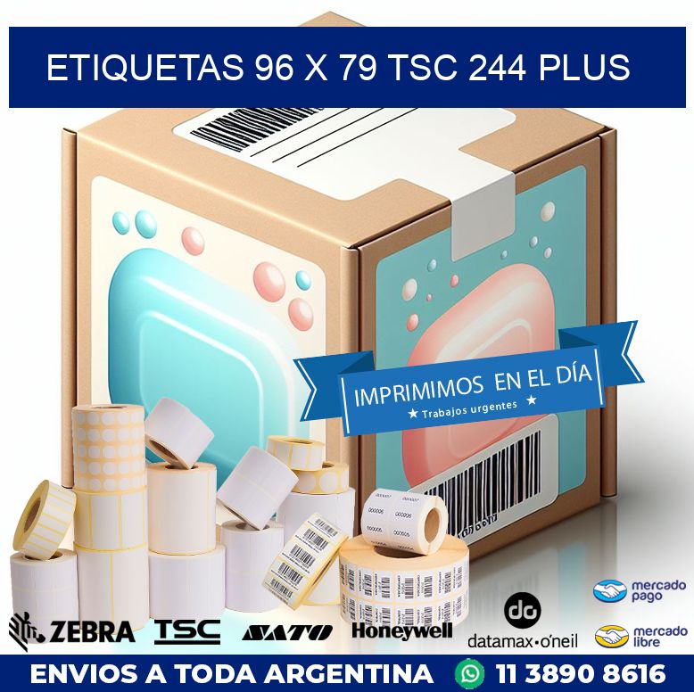 ETIQUETAS 96 x 79 TSC 244 PLUS