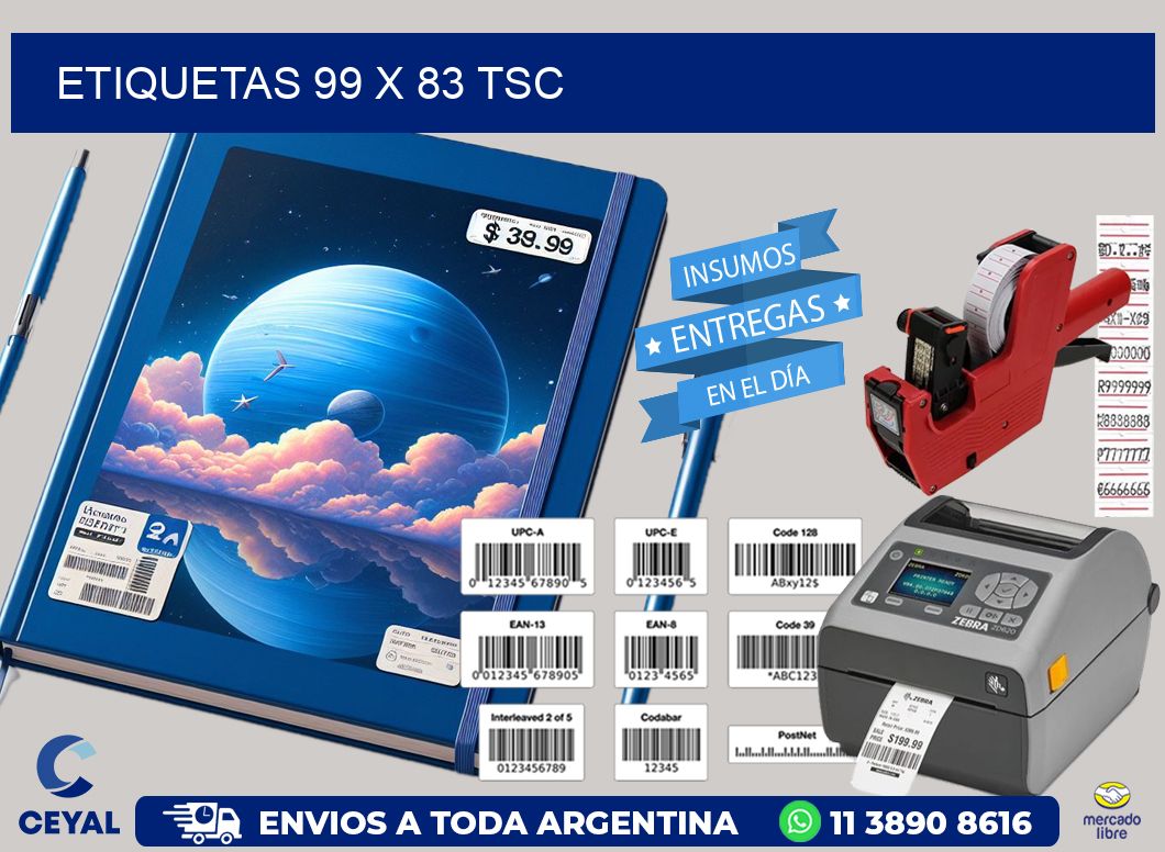 ETIQUETAS 99 x 83 TSC