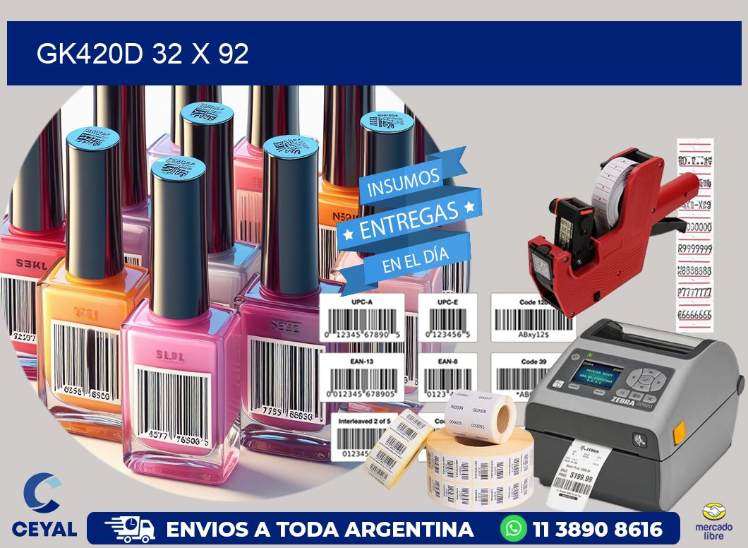 GK420D 32 x 92