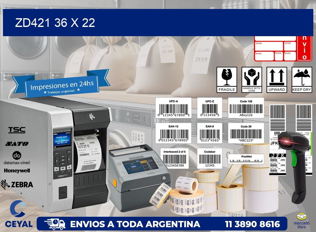 ZD421 36 x 22