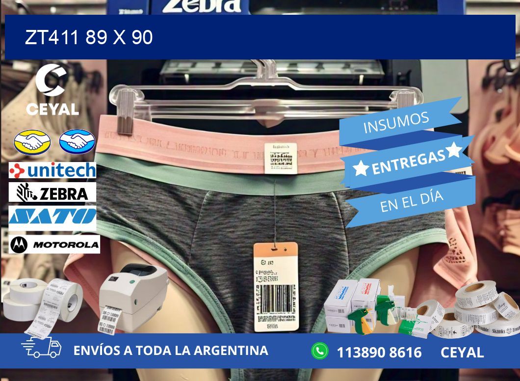 ZT411 89 x 90