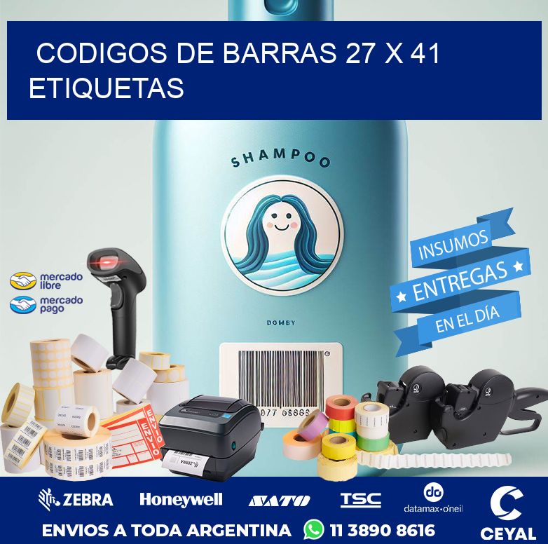 codigos de barras 27 x 41 etiquetas
