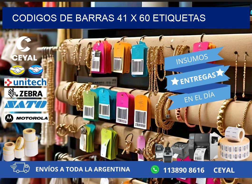 codigos de barras 41 x 60 etiquetas