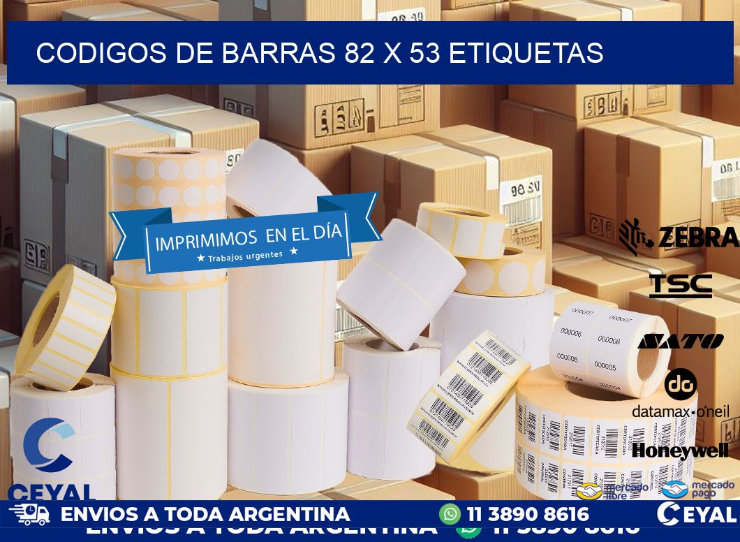 codigos de barras 82 x 53 etiquetas