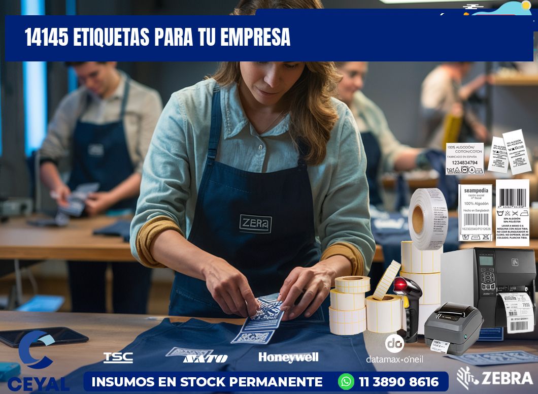 14145 etiquetas para tu empresa