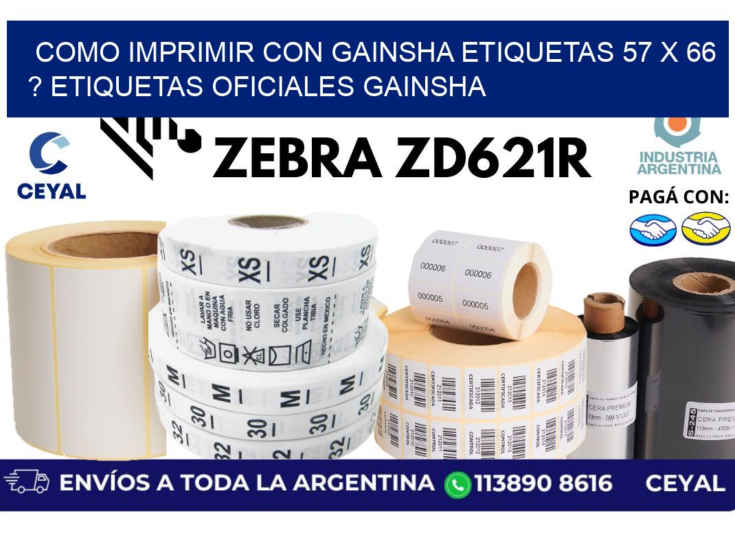 como imprimir con gainsha etiquetas 57 x 66 ? etiquetas oficiales gainsha