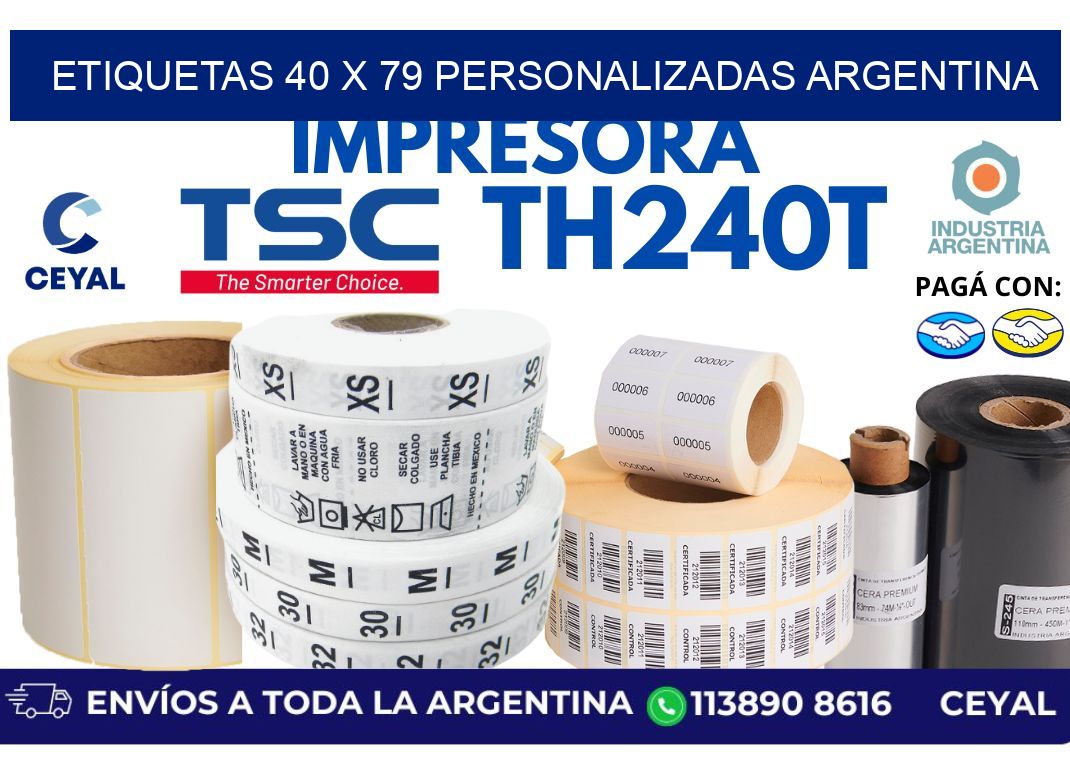 etiquetas 40 x 79 personalizadas argentina