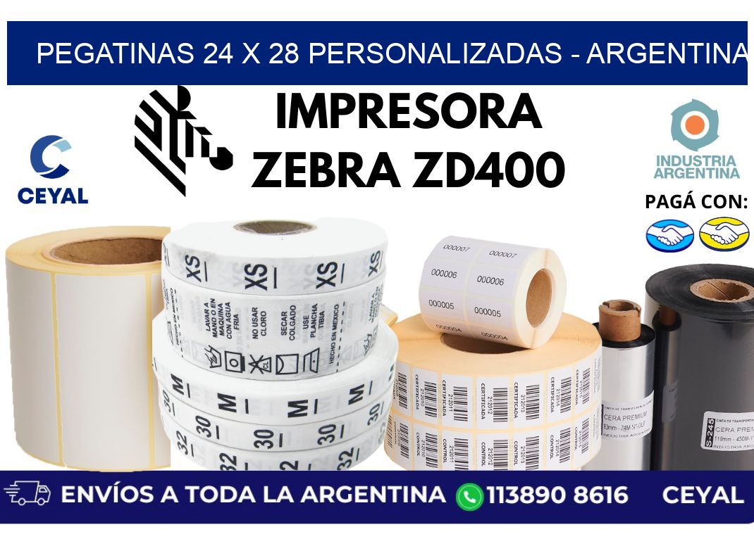 pegatinas 24 x 28 personalizadas – Argentina