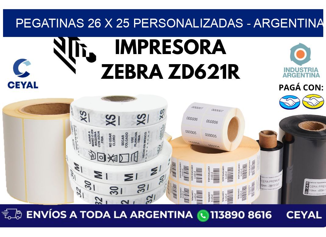 pegatinas 26 x 25 personalizadas - Argentina