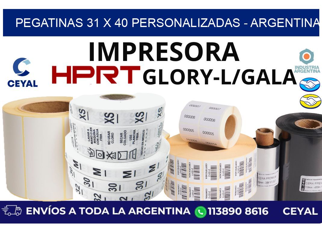 pegatinas 31 x 40 personalizadas – Argentina