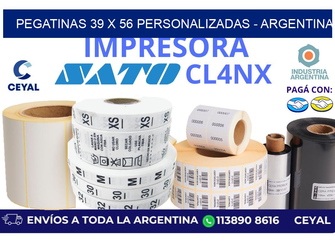 pegatinas 39 x 56 personalizadas – Argentina