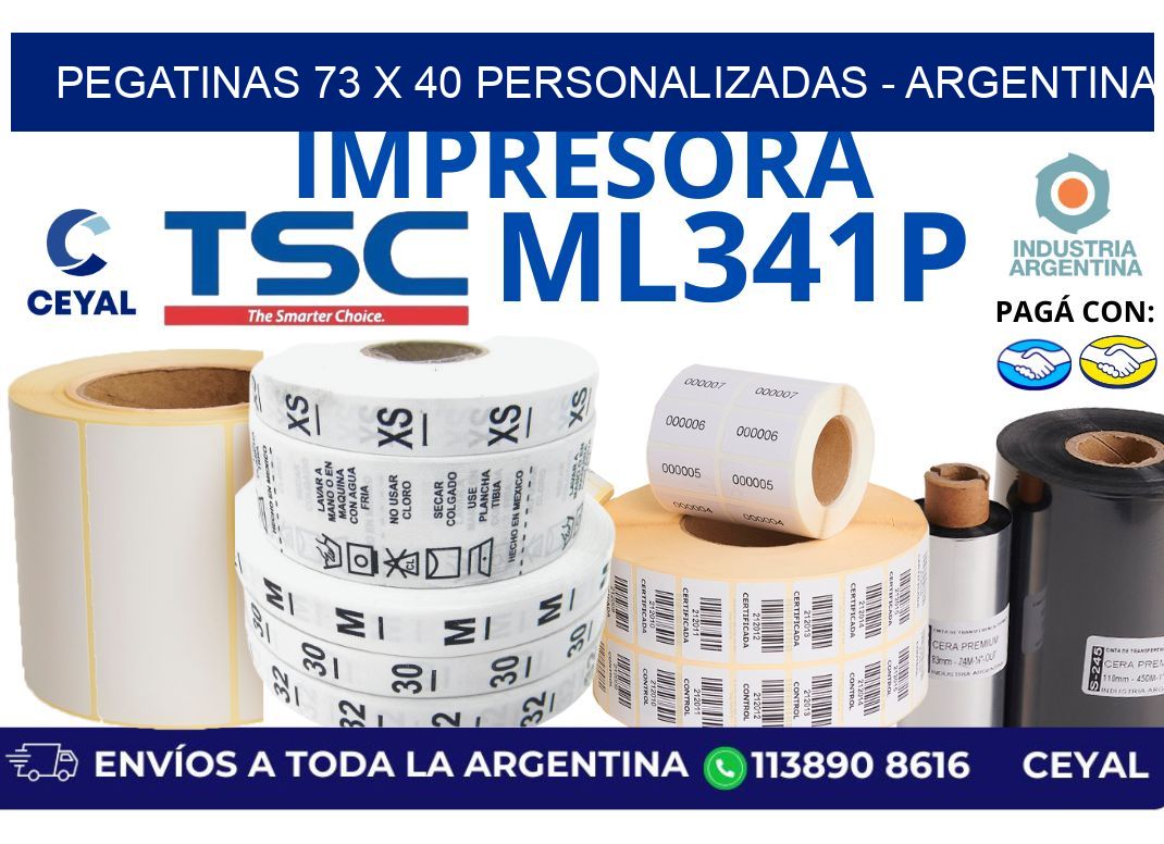 pegatinas 73 x 40 personalizadas - Argentina