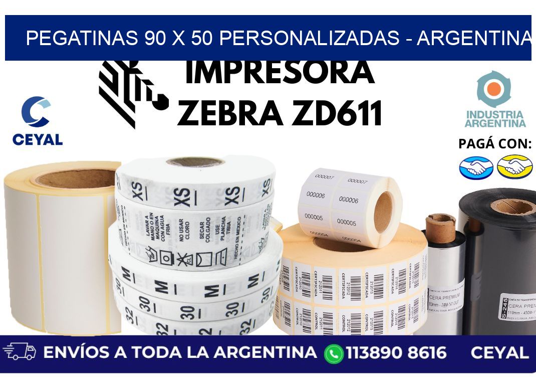 pegatinas 90 x 50 personalizadas - Argentina