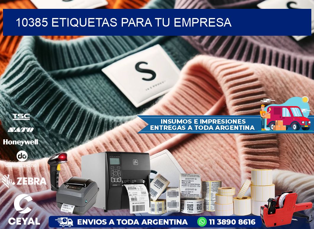 10385 etiquetas para tu empresa