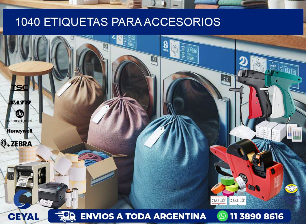 1040 Etiquetas para accesorios