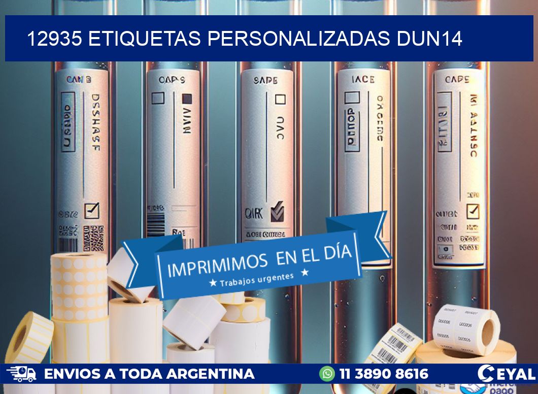 12935 Etiquetas personalizadas dun14