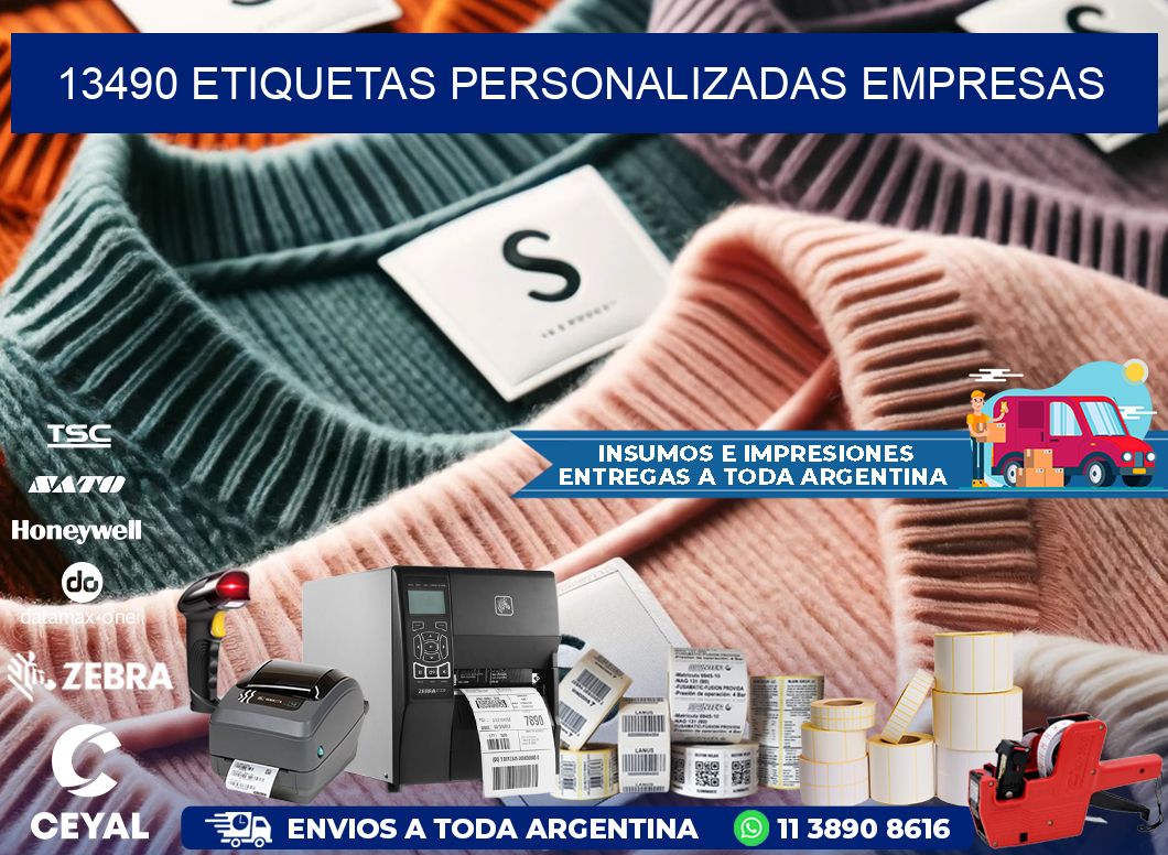 13490 Etiquetas personalizadas empresas