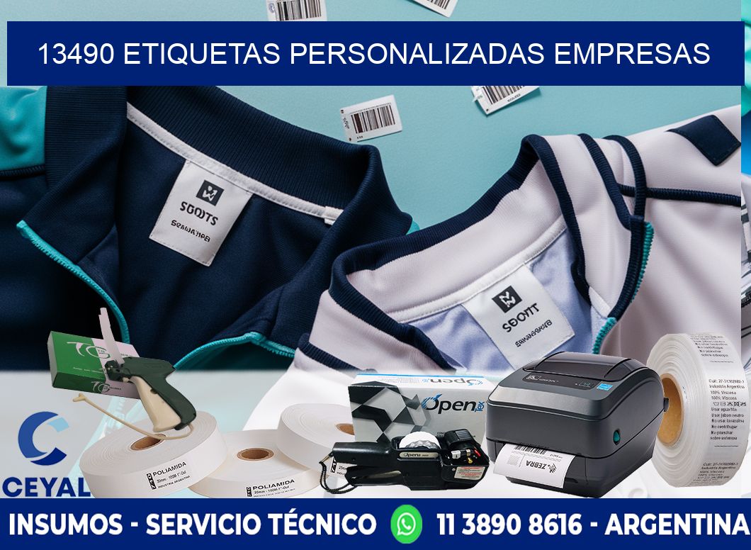13490 Etiquetas personalizadas empresas