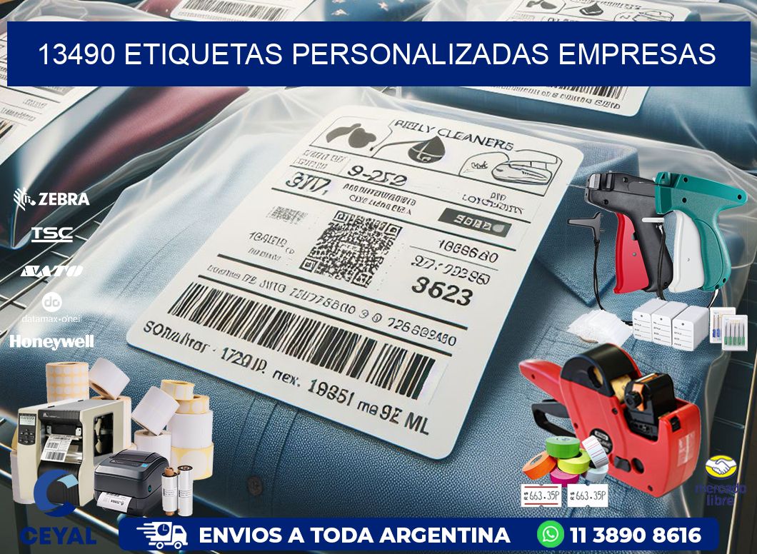13490 Etiquetas personalizadas empresas