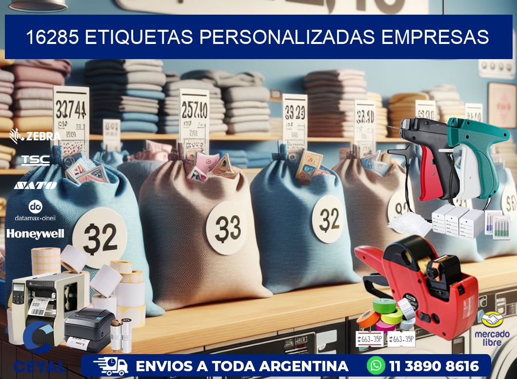 16285 Etiquetas personalizadas empresas