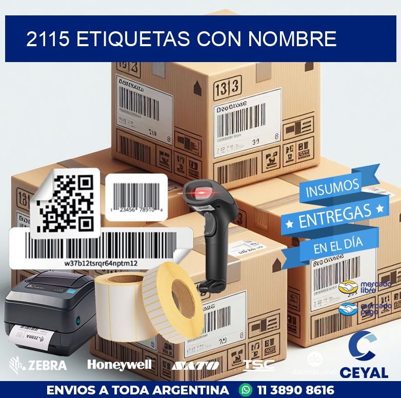 2115 etiquetas con nombre