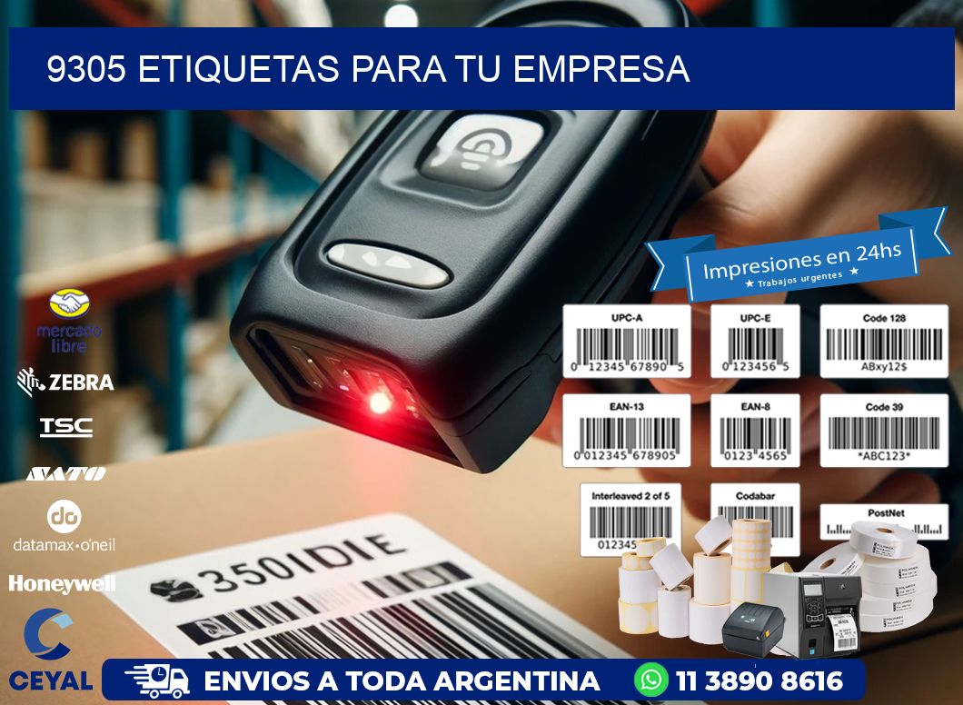 9305 etiquetas para tu empresa