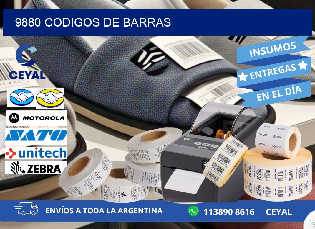 9880 CODIGOS DE BARRAS