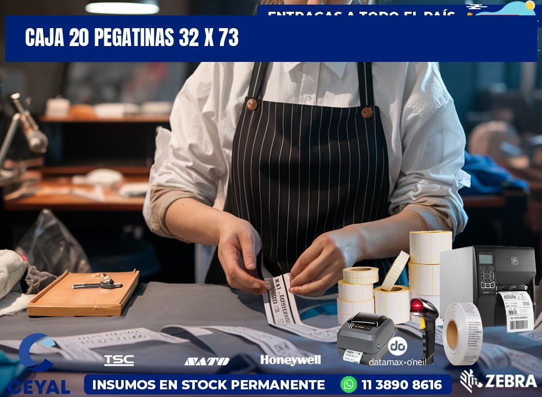 CAJA 20 PEGATINAS 32 x 73