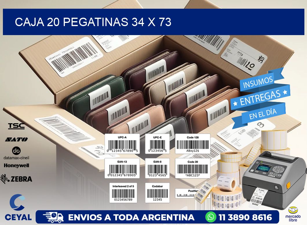 CAJA 20 PEGATINAS 34 x 73