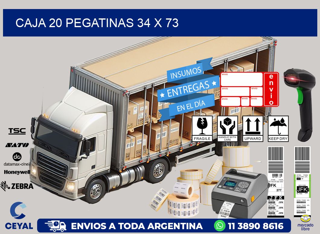 CAJA 20 PEGATINAS 34 x 73
