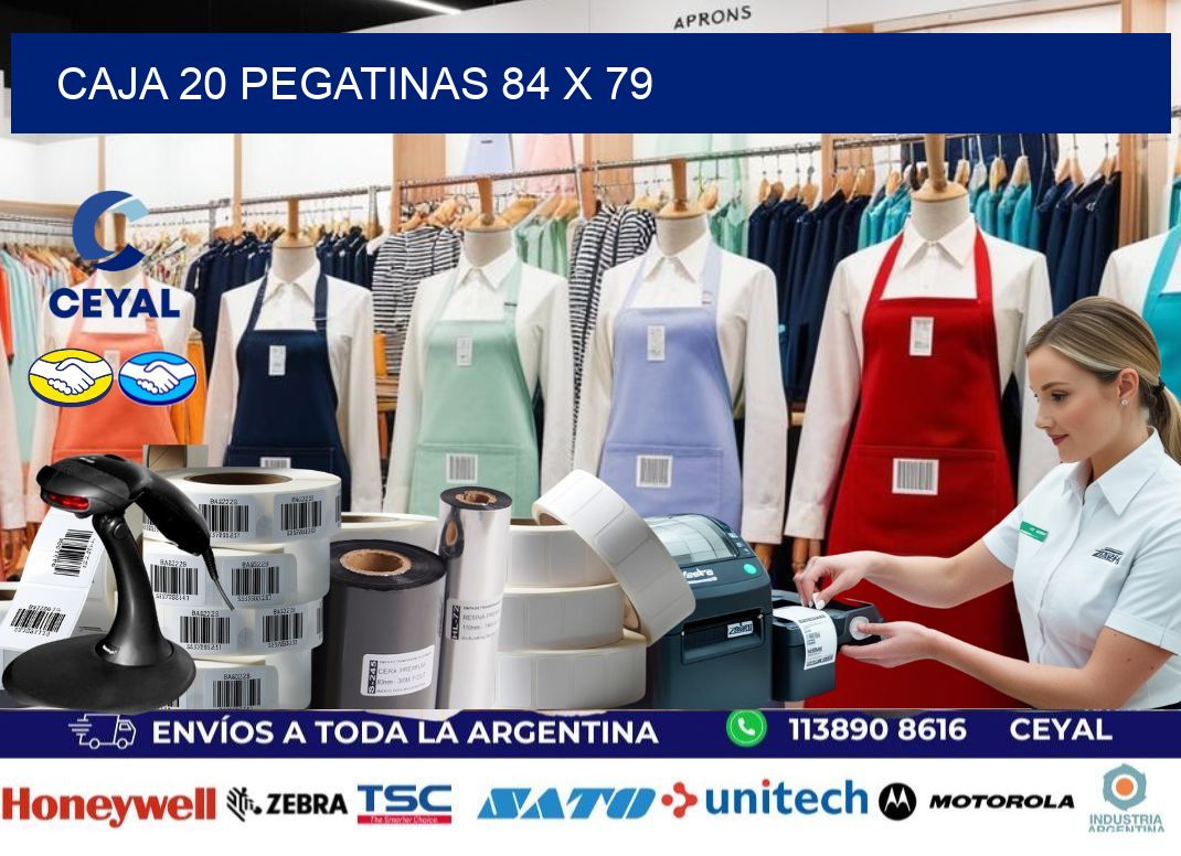 CAJA 20 PEGATINAS 84 x 79