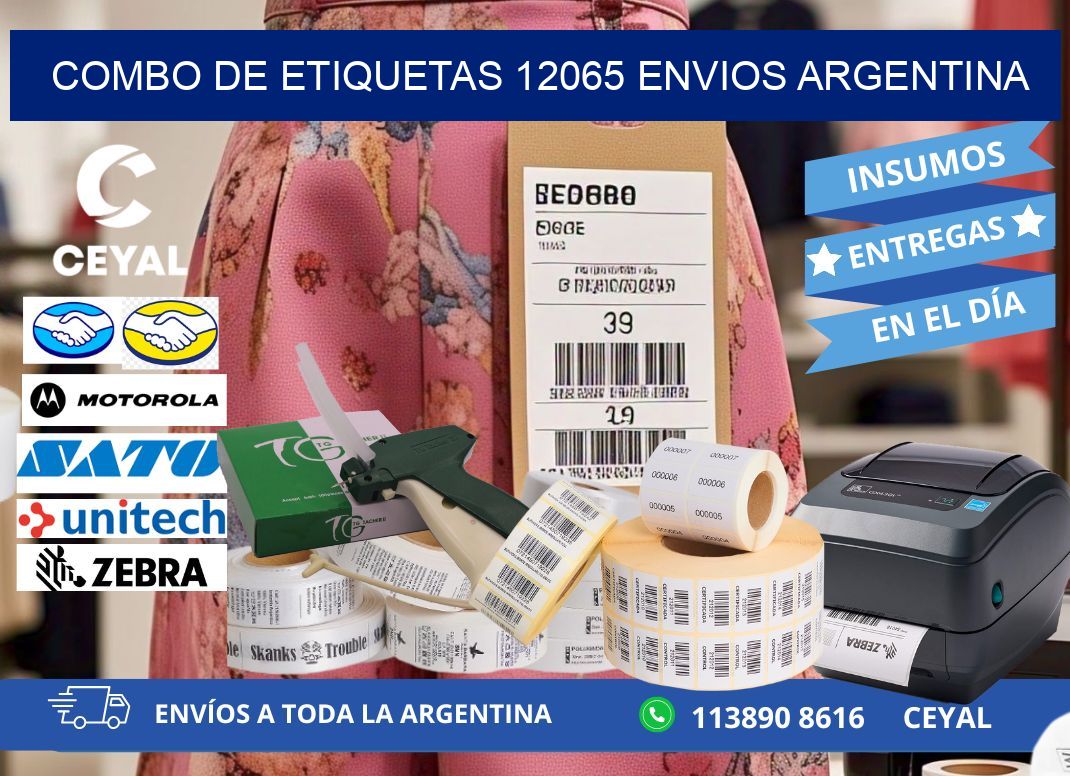 Combo de etiquetas 12065 ENVIOS ARGENTINA