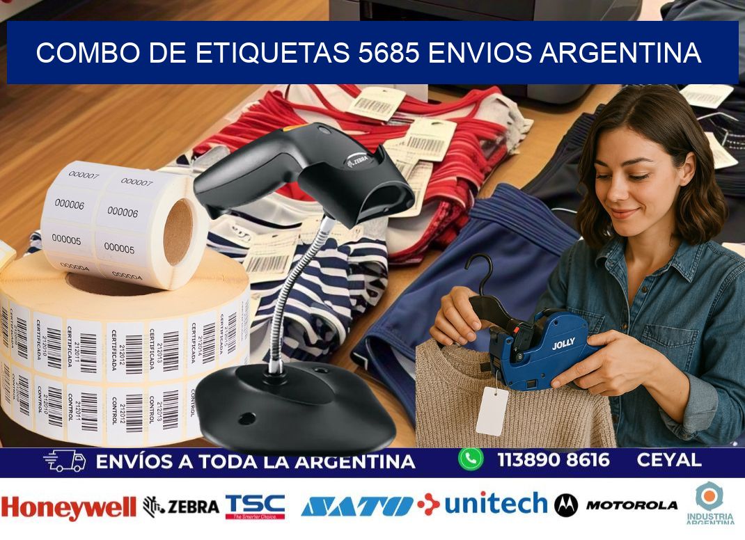 Combo de etiquetas 5685 ENVIOS ARGENTINA