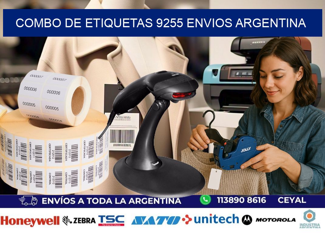 Combo de etiquetas 9255 ENVIOS ARGENTINA