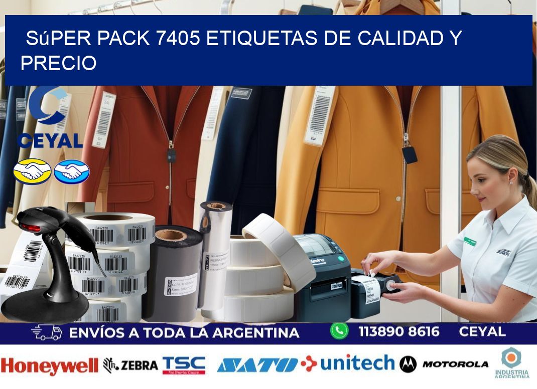 Súper pack 7405 etiquetas de calidad y precio