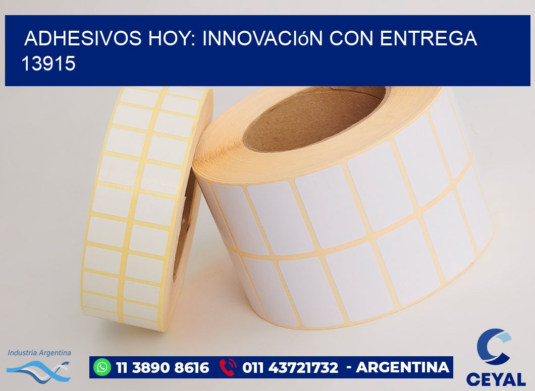 Adhesivos Hoy: Innovación con Entrega 13915